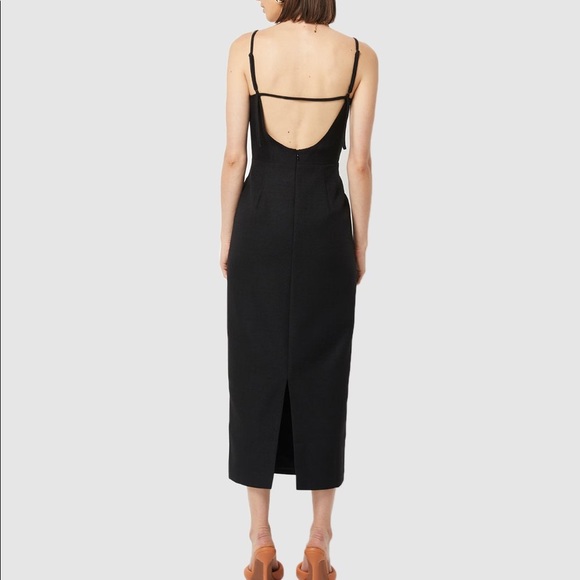 Anthropologie black, midi, strapless dress - Picture 2 of 13